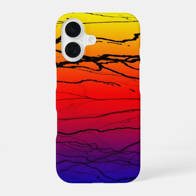 Abstract Gradient iPhone 16 Case (Back)