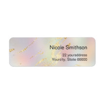 abstract gradient labels