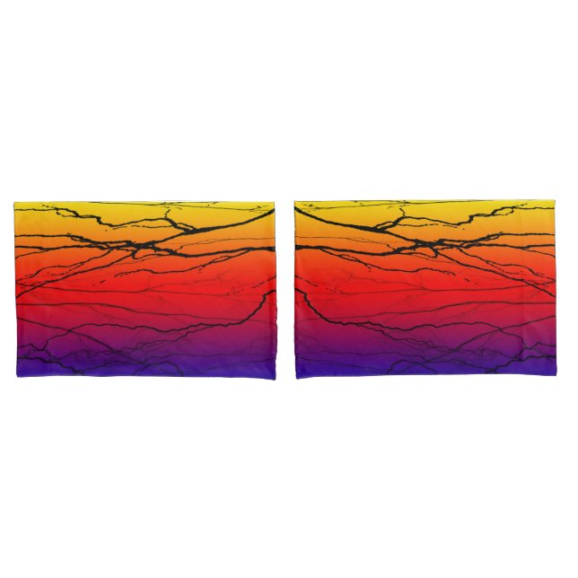 Abstract Gradient Pillowcase (Front-Set)