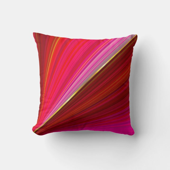 Abstract gradient red texture. cushion (Front)