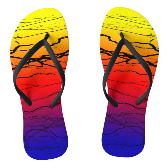 Abstract Gradient Thongs (Footbed)
