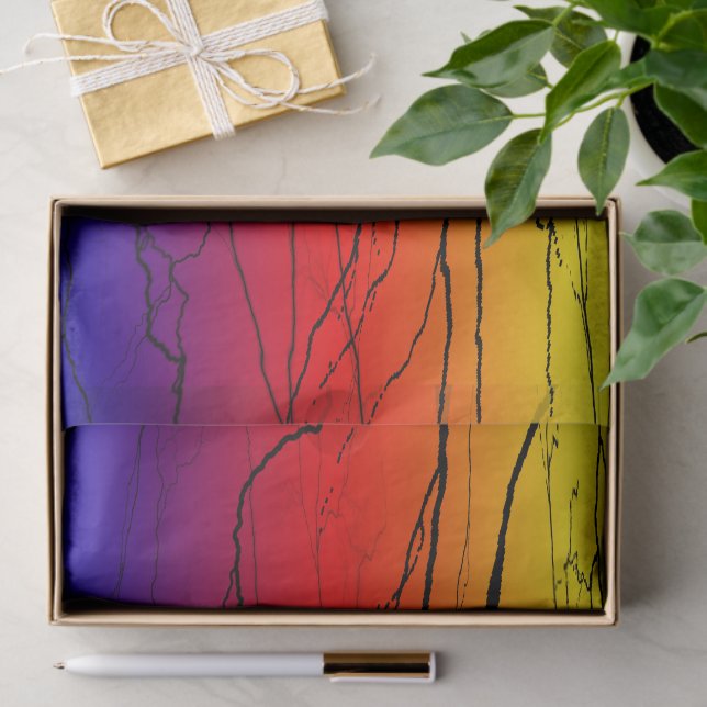 Abstract Gradient Tissue Paper (Gift)