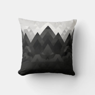 Abstract Gradient Triangles Cushion
