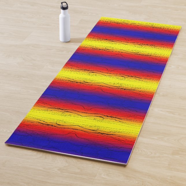 Abstract Gradient Yoga Mat (In Situ)