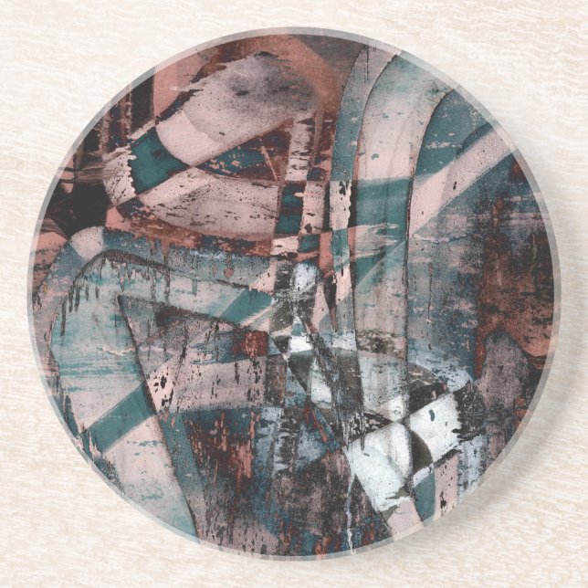 Abstract graffiti coaster (Front)