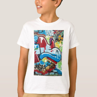 Abstract Graffiti on the Textured Brick Wall T-Shirt