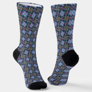 Abstract graffiti pattern socks