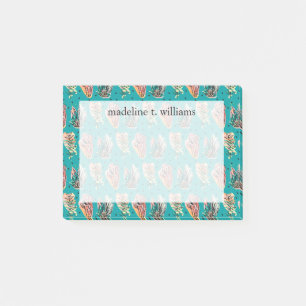 Abstract Graphic Cactus Succulent Pattern Post-it Notes