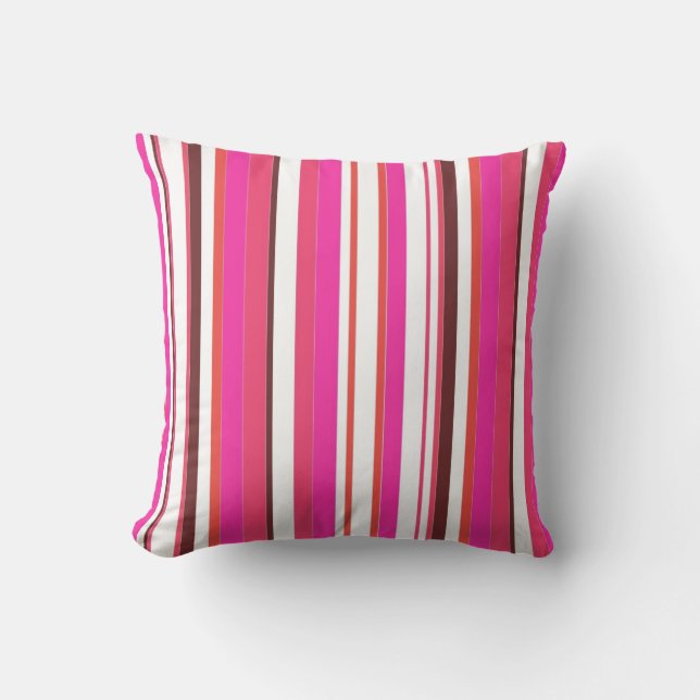 Abstract graphic design background stripes cushion (Front)