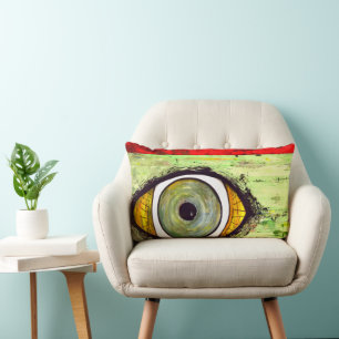 Abstract Graphic Lumbar Cushion