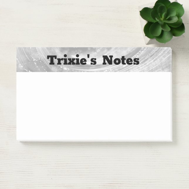 Abstract Gray Dandelions and fireflies  Post-it Notes (Office)