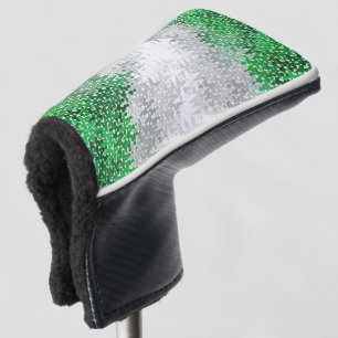 Abstract Grayromantic Pride Flag Golf Head Cover