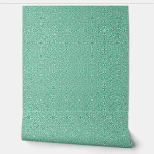 abstract green and white pattern wallpaper