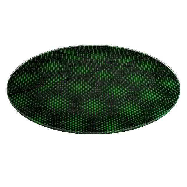 Abstract Green Background Cutting Board (Corner)