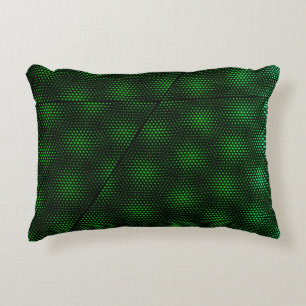 Abstract Green Background Decorative Cushion