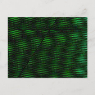 Abstract Green Background Postcard