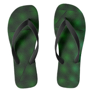 Abstract Green Background Thongs