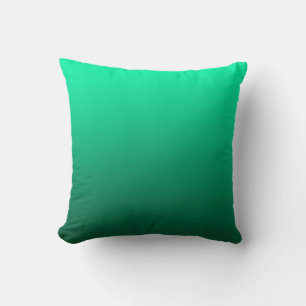 Abstract green birght contrast pure colour trend m cushion