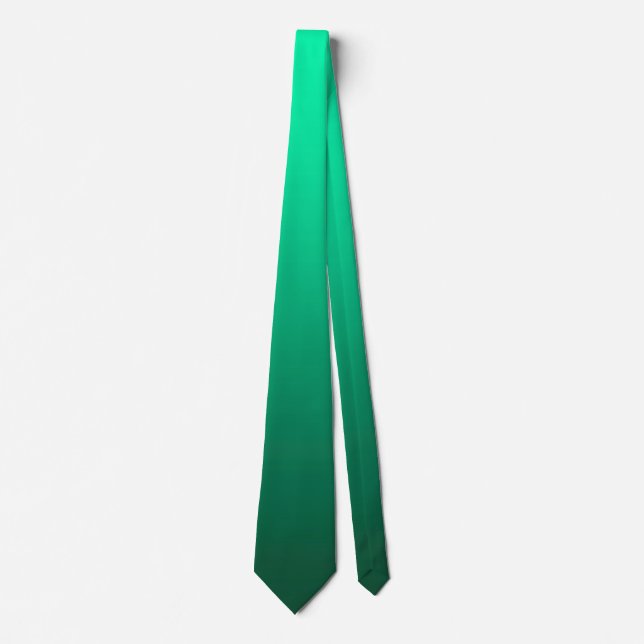 Abstract green birght contrast pure colour trend  tie (Front)