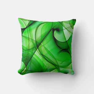 Abstract Green Cushion