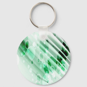 abstract green defocused pattern key ring