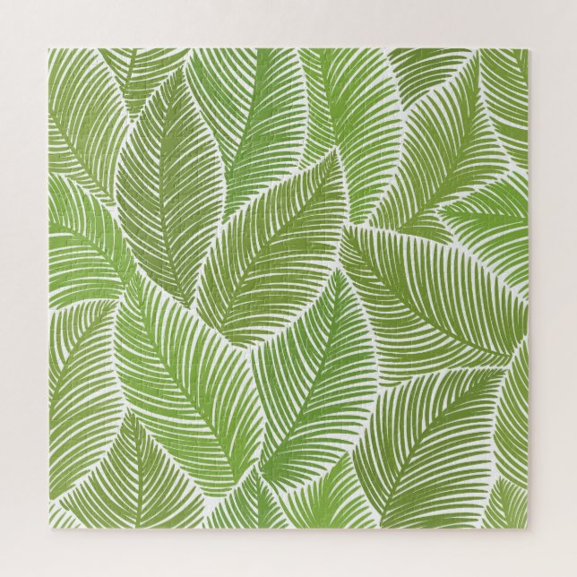 Abstract green floral, seamless background. jigsaw puzzle (Vertical)