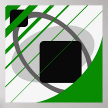 Abstract Green Grey Off-White Black AP0002