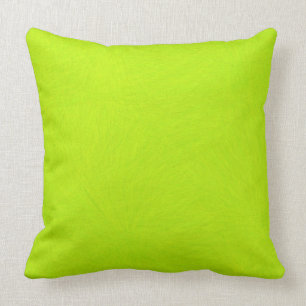 Abstract Green Lime Cushion
