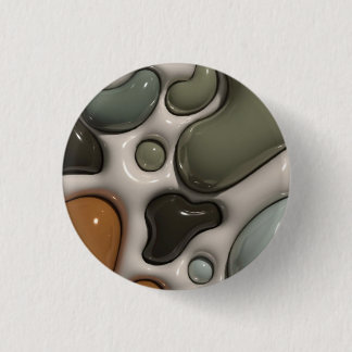 Abstract Green Marble | Modern Aesthetic 3 Cm Round Badge