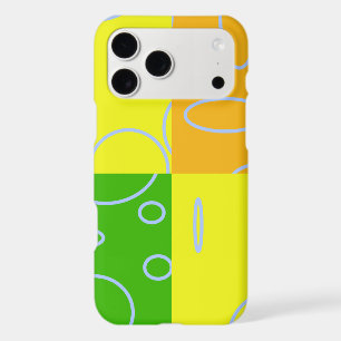 Abstract Green Orange Yellow