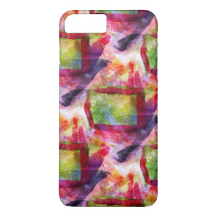 Abstract green, red wallpaper iPhone 8 plus/7 plus case