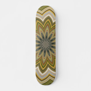 Abstract Green Skateboard