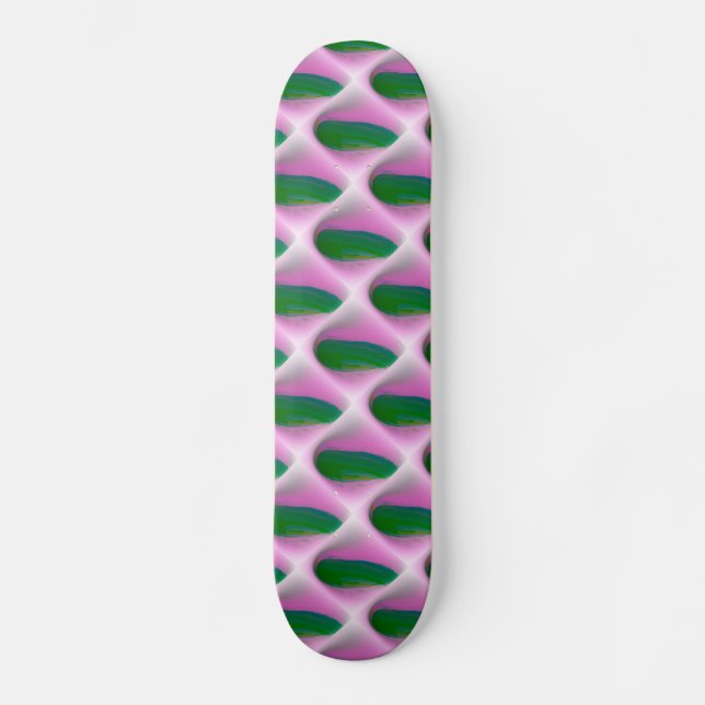 abstract green skateboard (Front)