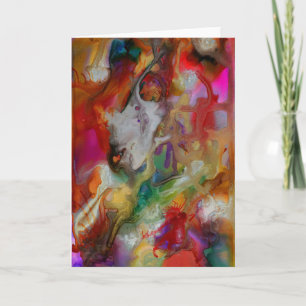 Abstract Greeting Card