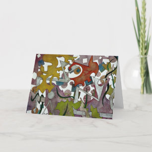 abstract greeting card