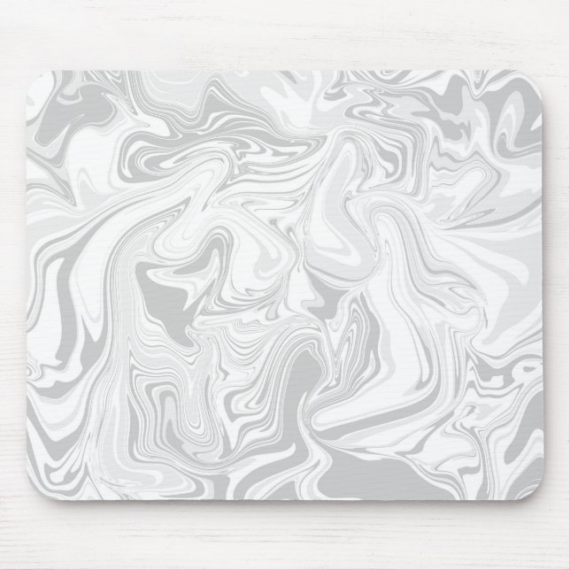Abstract grey abstract  marble design. mouse pad (Front)