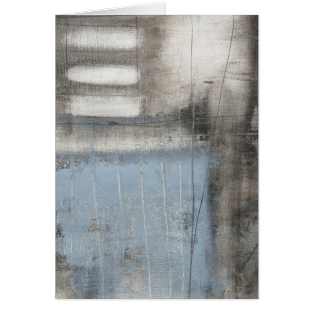 Abstract Grey & Blue Painting (Front)