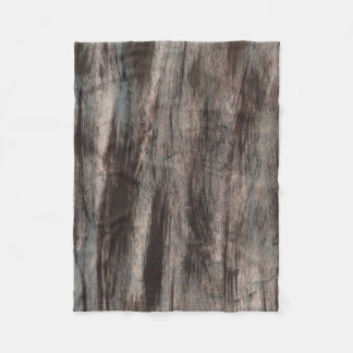 Abstract grey brown art fleece blanket