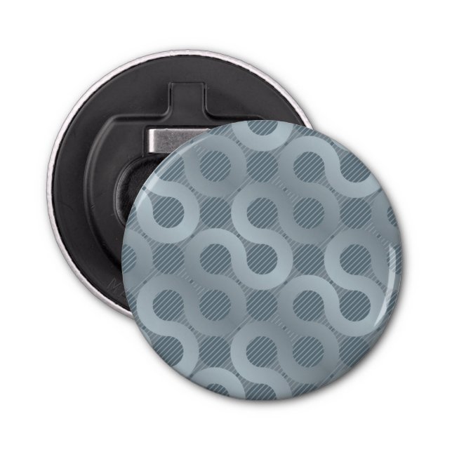 Abstract grey flow background bottle opener (Front)
