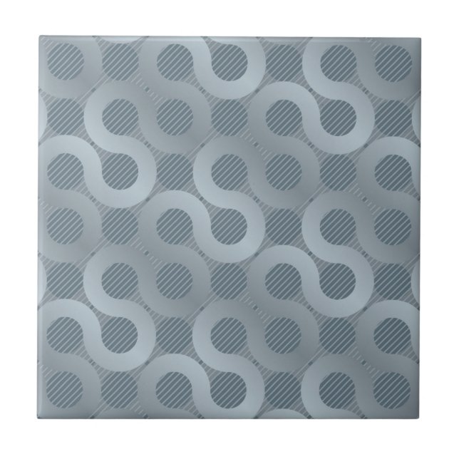Abstract grey flow background tile (Front)