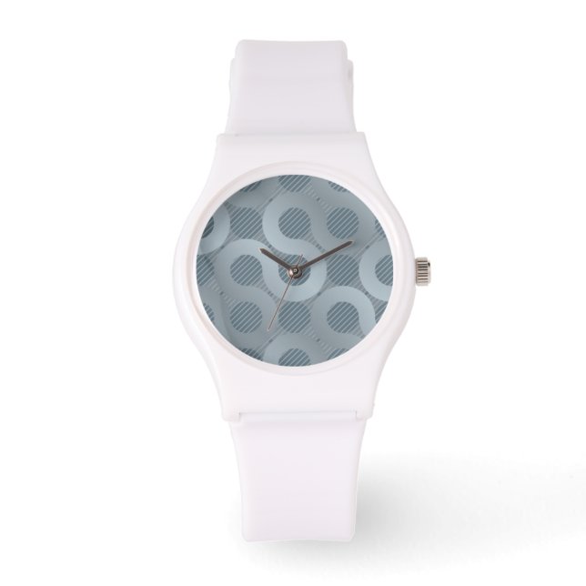 Abstract grey flow background watch (Front)