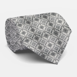Abstract Grey Men's Tie