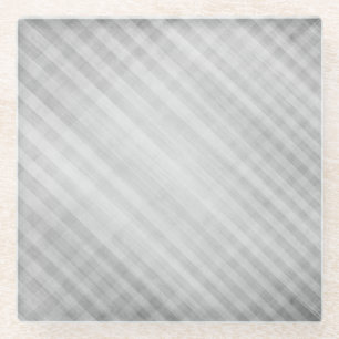 abstract grid pattern glass coaster