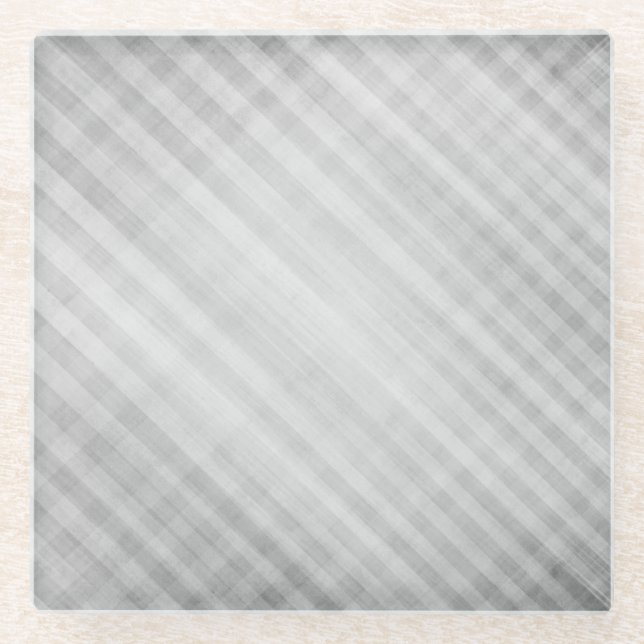 abstract grid pattern glass coaster (Front)