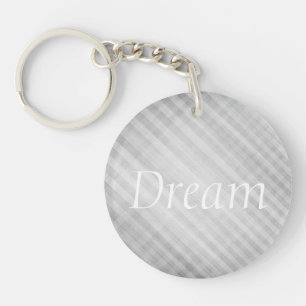 abstract grid pattern key ring