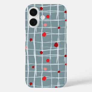 Abstract Grid Pattern Phone Case