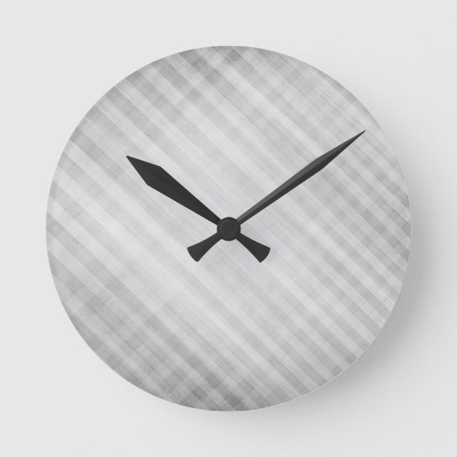 abstract grid pattern round clock (Front)