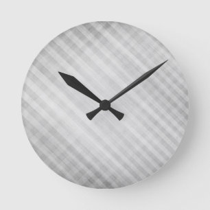 abstract grid pattern round clock