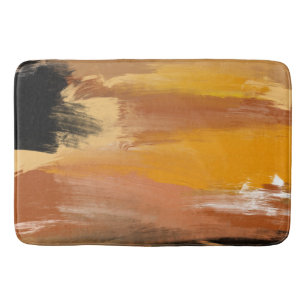 Abstract Grounded Earth Bath Mat