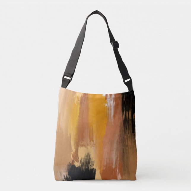Abstract Grounded Earth Crossbody Bag (Front)